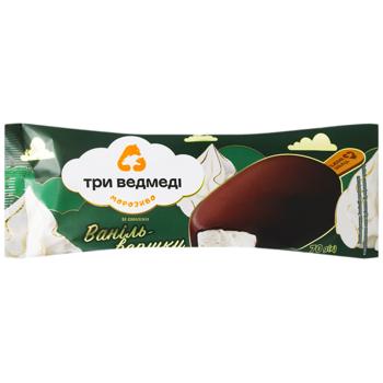 Three Bears Vanilla-Cream Ice Cream in Glaze 70g - buy, prices for Epicentr FOOD - photo 1