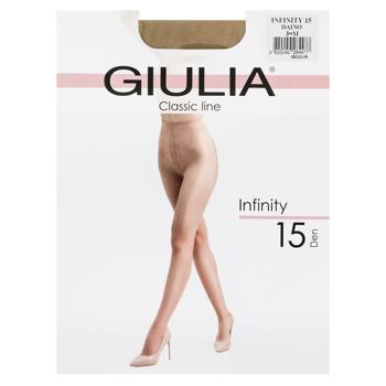 Колготи жіночі Giulia Infinity 15 Den р.3 Daino