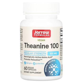 Теанін, Theanine, Jarrow Formulas, 100 мг, 60 капсул