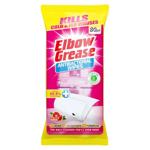Серветки Elbow Grease вологі для чищення поверхонь Грейпфрут 80шт