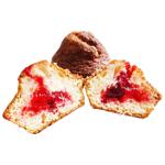 Мафін Auchan класичний з вишневим наповнювачем