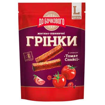 Гренки До Бочкового Томат спайси 120г - купить, цены на Идеал - фото 1