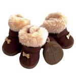 Черевички Aditina для собак 4х3,2 см S - коричневі