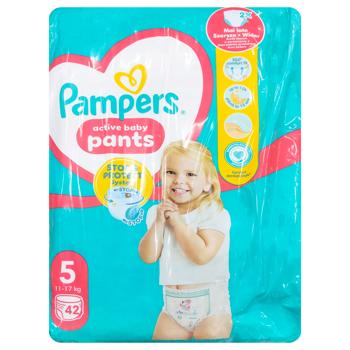 Підгузки-трусики Pampers Junior 5 11-17кг 42шт