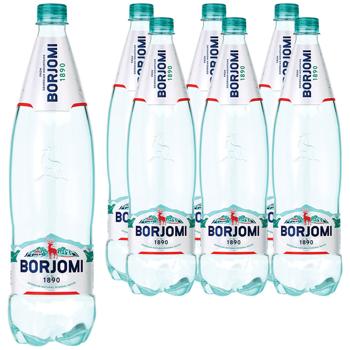 Вода минеральная Borjomi сильногазированная пластиковая бутылка 1,25л - купить, цены на MasterZoo - фото 1