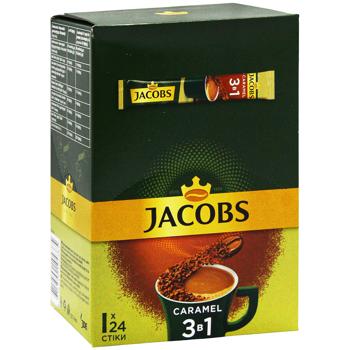 Напиток кофейный Jacobs 3в1 Карамель 15г*24шт - купить, цены на - фото 3