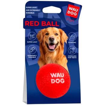 Waudog Ball іграшка для собак 7 см - червоний - купити, ціни на MasterZoo - фото 1