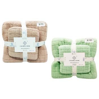 Towel Colorful home microfibra Ukraine - buy, prices for Supermarket "Kharkiv" - photo 1