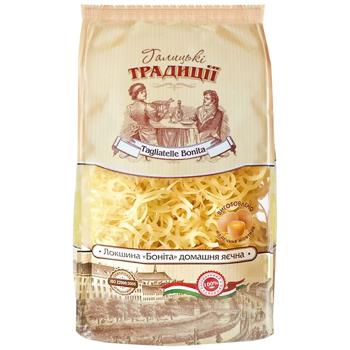 Макарони локшина Галицькі традиції 400г Україна - купити, ціни на Торба - фото 1