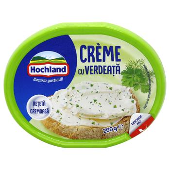 Крем-сир Hochland вершковий з травами 60% 200г - купити, ціни на - фото 4