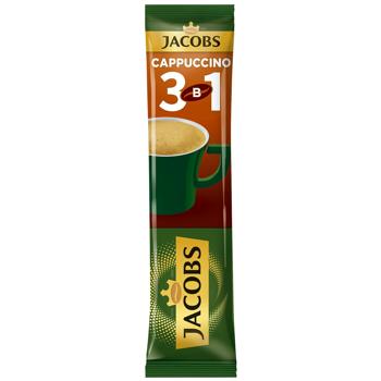 Напій кавовий Jacobs 3в1 Cappuccino розчинний 24шт x 12,5г - купити, ціни на - фото 1