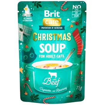 Brit Care Christmas Soups набір супів для котів 15 шт х 75 г - асорті - купити, ціни на MasterZoo - фото 2