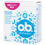 Тампоны O.B.® Pro Comfort мини 8шт