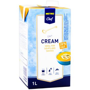 Metro Chef Ultra-pasteurized Cream 20% 1l - buy, prices for COSMOS - photo 3