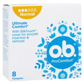 Тампони O.B.® Pro Comfort Normal 8шт - купити, ціни на КОСМОС - фото 2