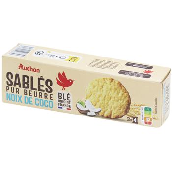 Auchan Coconut Biscuits 115g - buy, prices for Auchan - photo 1