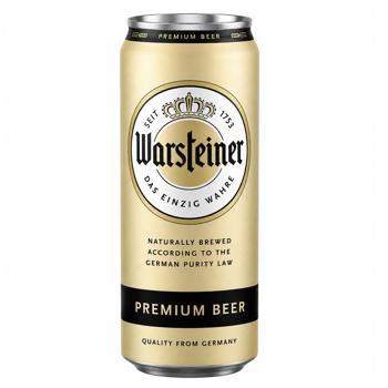 Пиво Warshteiner Premium светлое 4,8% 0,5л - купить, цены на КОСМОС - фото 1