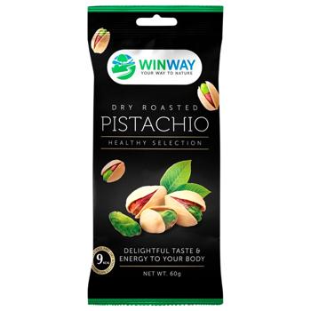 Фісташки Winway смажені солоні 60г - купити, ціни на Епіцентр FOOD - фото 1