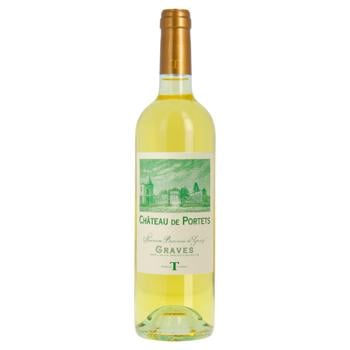 Вино Les Hauts de Palette Chateau de Portets біле сухе 12,5% 0,75л