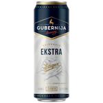 Пиво Gubernija Extra Lager 5,2%ал. 0.568л з/б