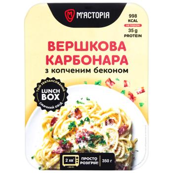 Карбонара сливочная М'ясторія с копченым беконом 350г - купить, цены на КОСМОС - фото 3