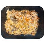 Капуста тушкована з грибами