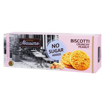 Maestro Massimo Biscotti Peanut Cookies 135g - buy, prices for Auchan - photo 1