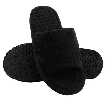 Twins HS Women's Terry Platform Slippers s.41 Black