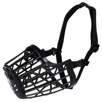 Trixie Plastic Muzzle XS 15cm Black