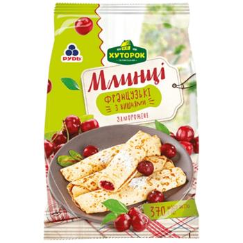 Khutorok French Pancakes with Cherry 370g