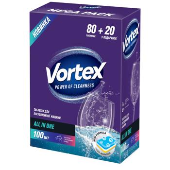 Vortex All in 1 Dishwasher Tablets 100pcs