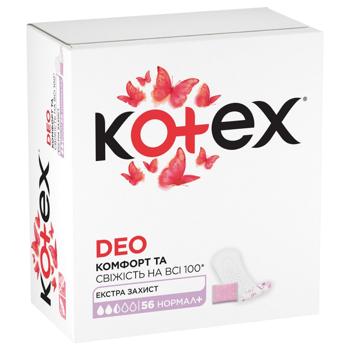 Kotex Fresh Deo Normal Plus Everyday Pads 56pcs - buy, prices for MegaMarket - photo 2