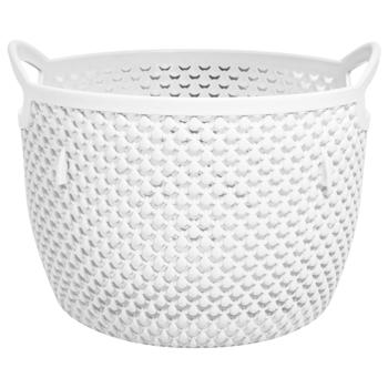 Drop Round Gray Metallic Basket 3.3l - buy, prices for EKO Market - photo 1