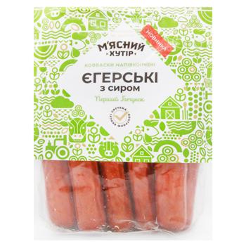 Колбаски Мясной Хутор Егерские с сыром полукопченые первый сорт - купить, цены на - фото 2