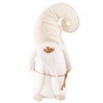 Koopman Gnome Figurine 25х15х51cm White