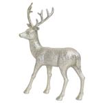 Tarrington House Champagne Glitter Deer Figure 31cm