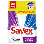 Стиральный порошок Savex Premium Color&Care 5,4кг