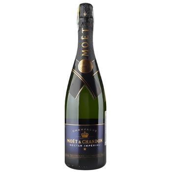 Шампанське Moёt&Chandon  Nectar Imperial біле сухе 12% 0,75л - купити, ціни на КОСМОС - фото 1