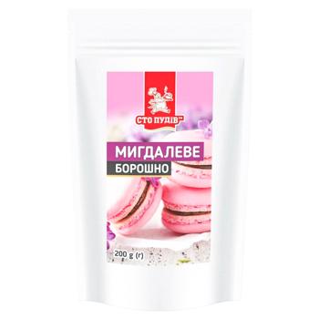 Мука миндальная Сто Пудов 200г - купить, цены на КОСМОС - фото 1