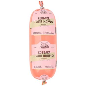 Ковбаса Ятрань з філе індички варена перший сорт 490г - купити, ціни на ULTRAMARKET - фото 1