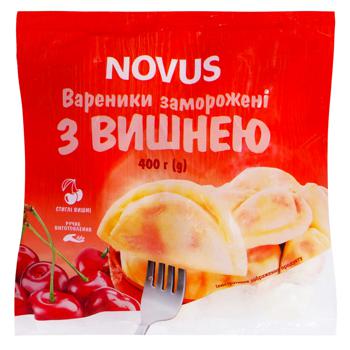 Вареники Novus з вишнею 400г - купити, ціни на NOVUS - фото 1