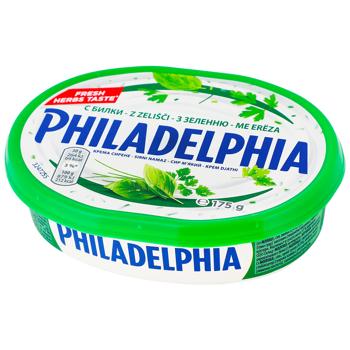 Крем-сыр Philadelphia с зеленью 59% 175г - купить, цены на Эпицентр FOOD - фото 2