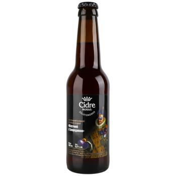 Сидр Cidre Royal Яблочный со смородиной 5% 0,33л - купить, цены на NOVUS - фото 1