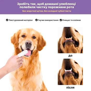 Xumo серветки для чищення зубів собак 50 шт - купить, цены на MasterZoo - фото 4