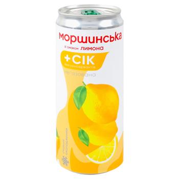 Morshynska Lemon Non-carbonated Drink 0.33l - buy, prices for Ideal - photo 1
