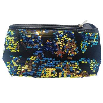 Косметичка с пайетками 21х12х9см - купить, цены на КОСМОС - фото 1