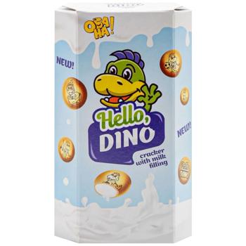 ObaNa! Hello Dino Crackers with Milk Filling 50g - buy, prices for Epicentr FOOD - photo 1