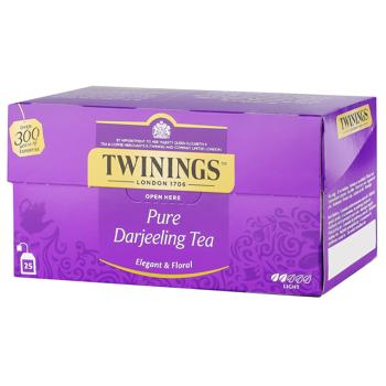Чай черный Twinings Darjeeling 2г*25шт - купить, цены на КОСМОС - фото 1