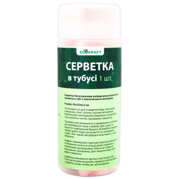 Салфетка Ecokraft в тубусе 1шт - купить, цены на METRO - фото 3