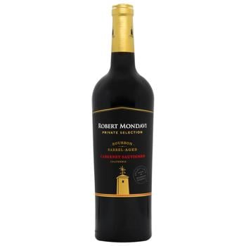 Вино Robert Mondavi Cabernet Sauvignon Bourbon Aged красное сухое 14,5% 0,75л - купить, цены на За Раз - фото 1